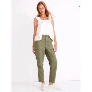 Madwell Griff Tapered Fatigue Cargo Pants Green NA150 Size 28 Waist